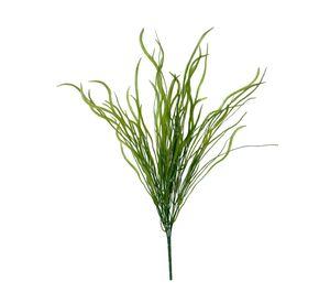 Pasto Verde Ondulado 45cm Artificial | Estilo Natural para Interiores y Vitrinas