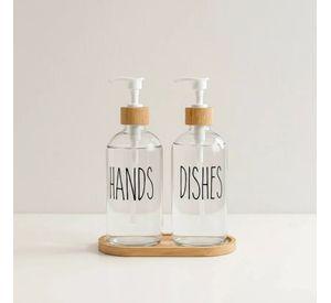 Set Dispensadores de Jab n Clear