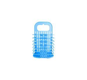 Cesta Baño Lavandería Plegable Celeste 37x24x13 CM