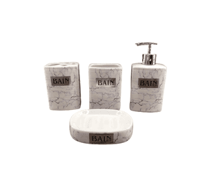 Juego Baño Plated 4 Piezas