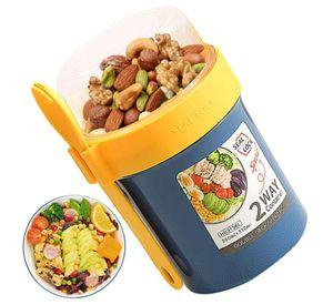 Vaso De Yogurt Bebidas Y Cereal Frutas Frutos Secos 560ml