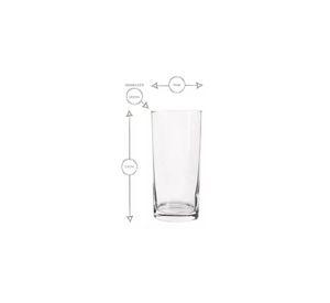 Set 6 Vasos Vidrio Agua Cóctel