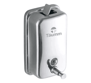 Dispensador Jabón Muro Acero Inoxidable 800 Ml Cromado Taumm