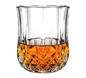 Set 6 Vasos Whisky 210ml con diseño elegante redondo.