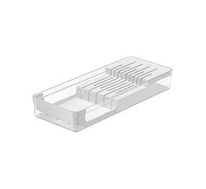 Organizador De Cuchillo Clear Blanco
