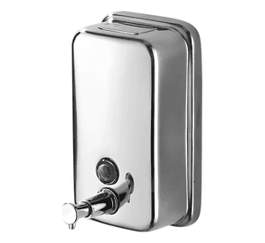 Dispensador Jabón Muro Acero Inoxidable 500ml Plateado Taumm