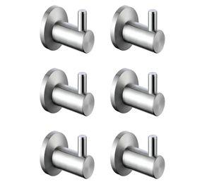 Pack X6 Perchero De Baño Taumm Acero Inoxidable Elegancia