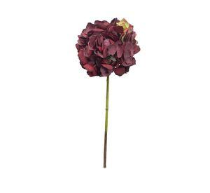 Flor Decorativa Corel Hortensia Roja 52cm