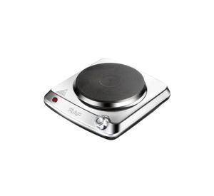 Cocina Eléctrica 1 Plato Cocinilla Acero Inoxidable Encimera 1000W