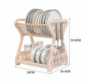 Secador Escurridor De Platos 2 Niveles Plastico Escurridor