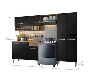 Kit Cocina Emilly Dark