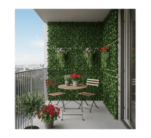 Malla Cerca De Hojas Planta Enredadera Artificial Jardín 100x300 cm