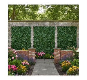 Malla Cerca De Hojas Planta Enredadera Artificial Jardín 100x300 cm