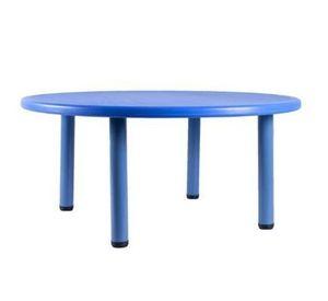 Mesa Infantil Redonda Azul