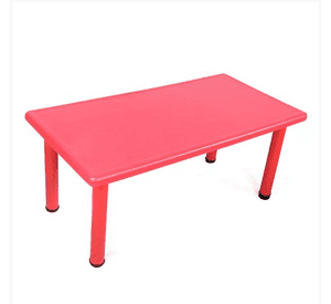 Mesa Infantil Rectangular Roja