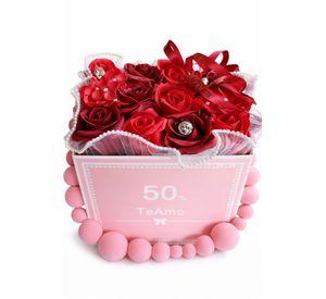 Maleta de Flores Eternas Regalo San Valentin