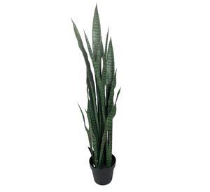 Sanseviera Verde de 112cm Artificial | Estilo Natural para Interiores y Vitrinas