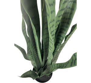 Sanseviera Verde de 112cm Artificial | Estilo Natural para Interiores y Vitrinas