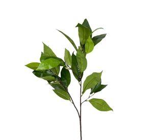 Rama Artificial Hojas Magnolia Verde 104cm Artificial | Estilo Natural para Interiores y Vitrinas