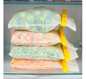 Set 4 Bolsas para congelar alimentos "Reusable freezer bags" NoStik