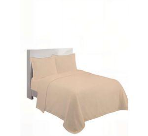 SABANA PREMIUM POLAR  2 PLAZAS  COLOR BEIGE