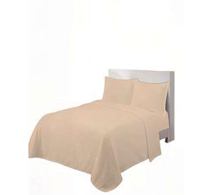 SABANA PREMIUM POLAR  2 PLAZAS  COLOR BEIGE