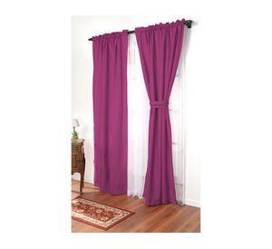 Set de Cortina 140x220 cm Fucsia Doral