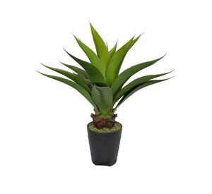 Agave Con Hoja Cerrada 75cm Artificial | Estilo Natural para Interiores y Vitrinas