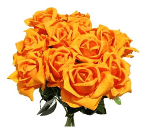Rosas artificiales 12 uds 612-4 decoración