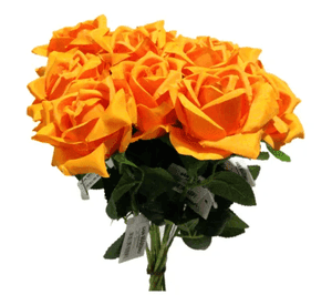 Rosas artificiales 12 uds 612-4 decoración