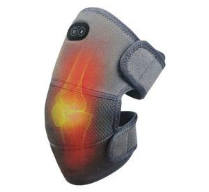Masajeador Rodillera Compresa Caliente/ Vibración Usb Gris Oscuro