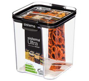 Contenedor ULTRA cuadrado 920 ml. Sistema