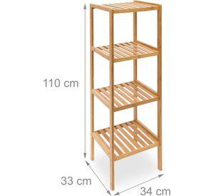 Estante Organizador De Bambu Mueble Para Hogar Cocina Baño