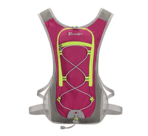 MOCHILA CAMPING OUTDOOR CAMELBACK CON BOLSA DE AGUA 2 LITROS FUCSIA