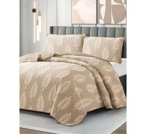 CUBRECAMA QUILT DELGADO TUFTING DE LUJO SUAVE KING T2