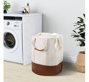 Canasto de lavanderia Beige