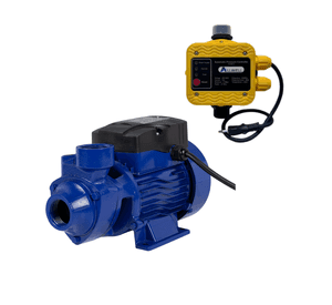 KIT BOMBA PERIFERICA ALLWELL 0.5 HP QBm60 CONTROLADOR AUTOMATICO DE PRESION