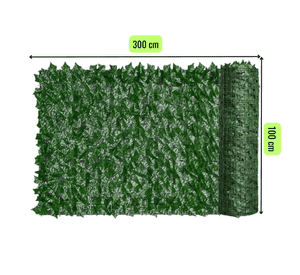 Pack 2 Mallas Cerca De Hojas Planta Enredadera Artificial Jardín 100x300 cm
