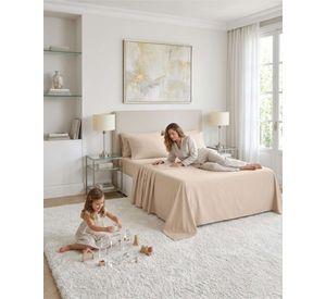 Juego Sabanas Plaza King Mas 2 Almohadas Con Relleno 6 Piezas C1