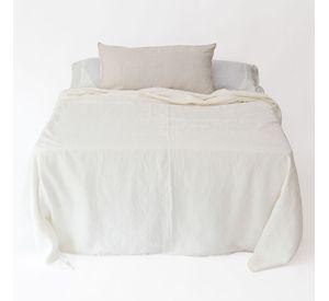 Cubre Cama Pintacura Blanco King SK