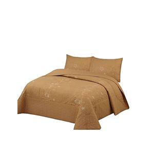 CUBRECAMA QUILT DE VERANO 2 PLAZAS BORDADO A7