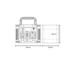 Estación de Energía Recargable 330W-289Wh