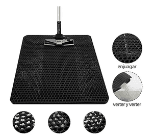 Alfombra Eva Arena Para Gatos Salida Arenero Lavable Mascota