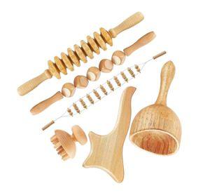 Kit De Maderoterapia Masaje Corporal de 6 Piezas