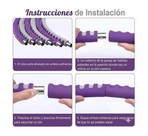 Aro Hula Hula Hoop Fitness Abdominales Desmontable 8 Piezas PA-K3