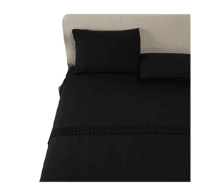 Sabanas Colchón King Microfibra 300 Hilos Negro