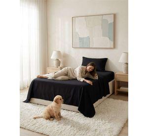Set Sabanas Plaza y Media Con Almohada Rellena 4 Piezas A4