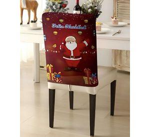 SET DE 6 FUNDAS DE RESPALDO DE SILLAS DE NAVIDAD N20