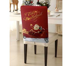 PACK DE 6 FUNDAS DE RESPALDO DE SILLAS DE NAVIDAD N18