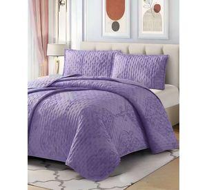 CUBRECAMA QUILT DELGADO TUFTING DE LUJO SUAVE 2 PLAZAS L4
